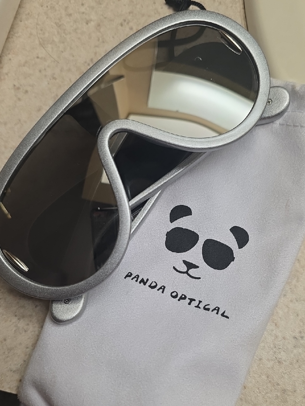 Women's Silver Mirrored Sunglasses